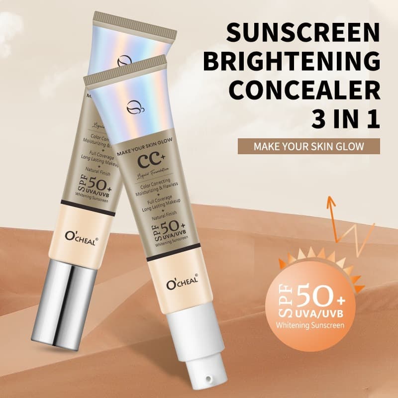 Ocheal Cross-Border Concealer Moisturizing and Nourishing Foundation Liquid Non-Cakey Primer Hydrating Isolation CC Cream Cushion