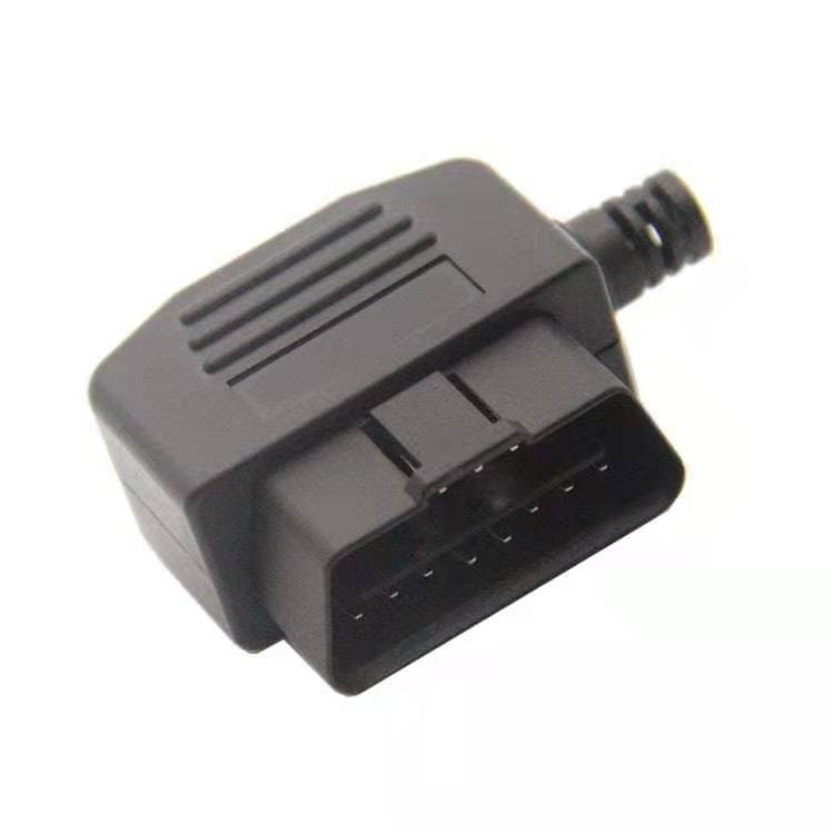 Car Truck OBD2 Male Connector D Shape Square 7 Shape Rectangular Fingerprint Shell OBDII Plug
