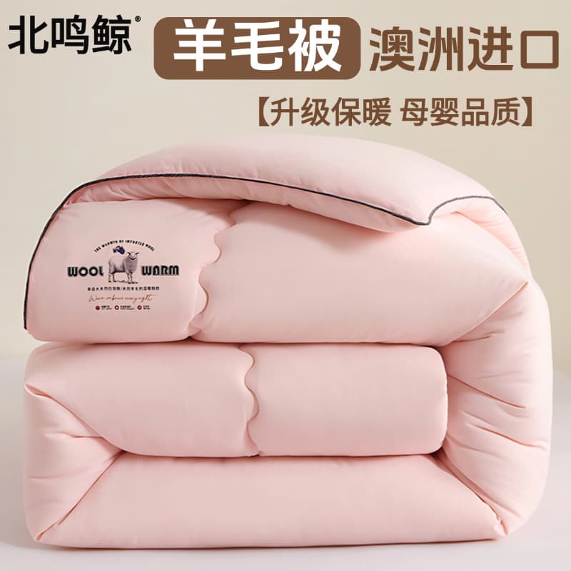 Australian Imported Wool Quilt, Spring/Autumn Quilt, Extra Thick Warm Winter Quilt, Air-Conditioning Quilt, Single Student Duvet Insert, Cross-border