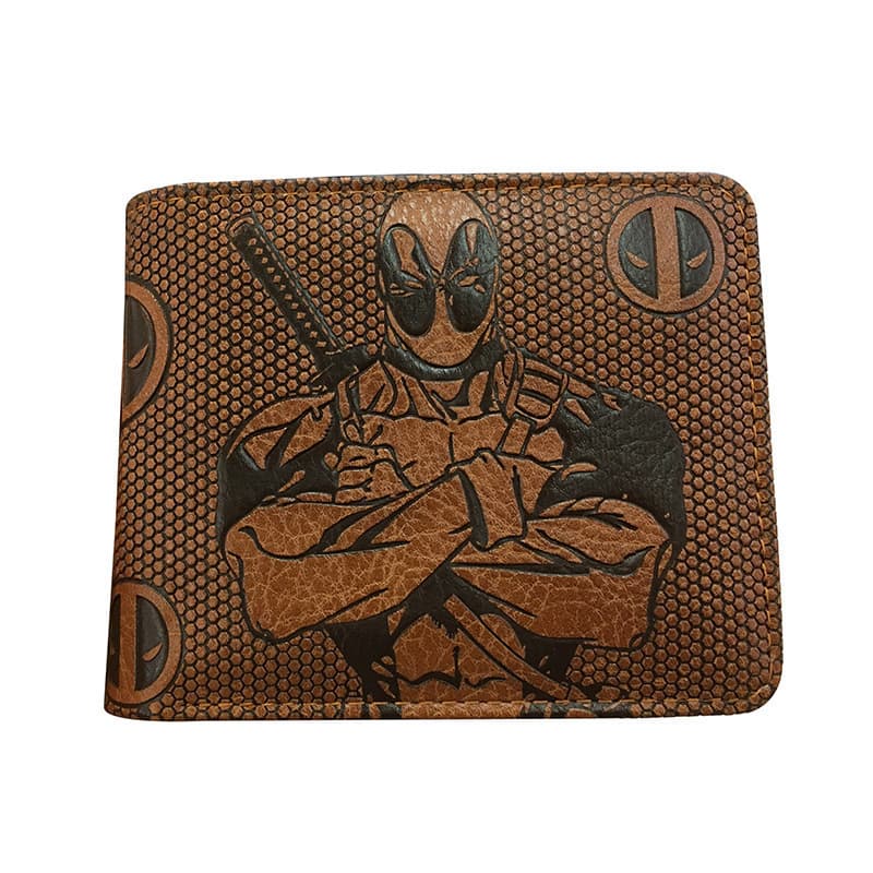 Superhero Wallet Embossed Coin Purse for Men and Women Avengers Coin Purse