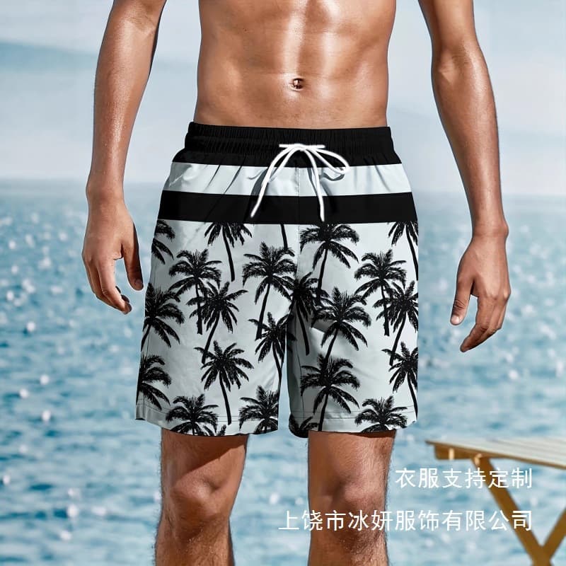 AliExpress 2026 Casual Digital Print 3D Trendy Surfing Quick-Dry Swim Beach Shorts for Men New Arrival