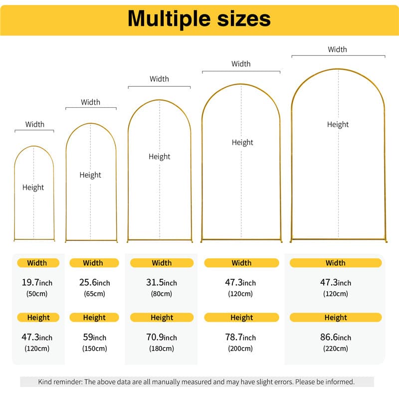 Factory Direct Amazon Cross-border Metal Arch for Wedding, Birthday Party, and Event Venue Setup Props in Multiple Styles