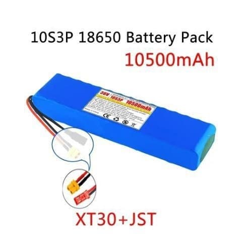 10S3P 36V 105Ah eBike Battery Pack 18650 Lithium Ion Battery 1000W High Power Electric