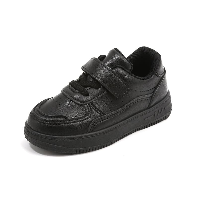 Children's White Shoes 2026 Spring/Autumn New Style Boys and Girls Sports Sneakers Casual Board Shoes Leather Upper Soft Sole Baby Shoes