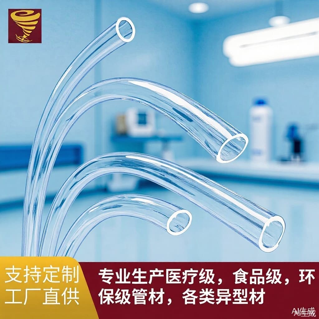Factory Supply Eco-Friendly Odorless PVC Pipe Transparent Cold-Resistant Pipe PVC Hose Flat Water Pipe Food-Grade Plastic PE Pipe