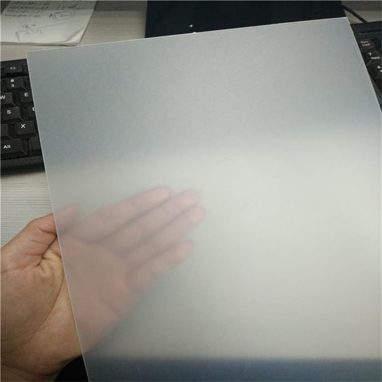 Factory Direct Color White Black PP Sheet Processing Sample Drawing Double-Sided Frosted PP Sheet Processing