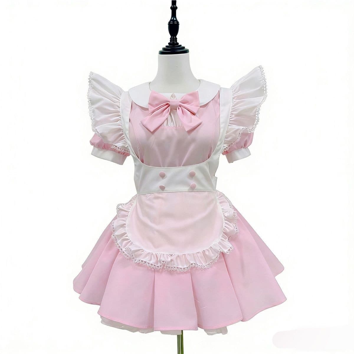Cosplay Japanese Anime Costume Lolita Black Cat Outfit with Bell Maid Uniform Service Workwear