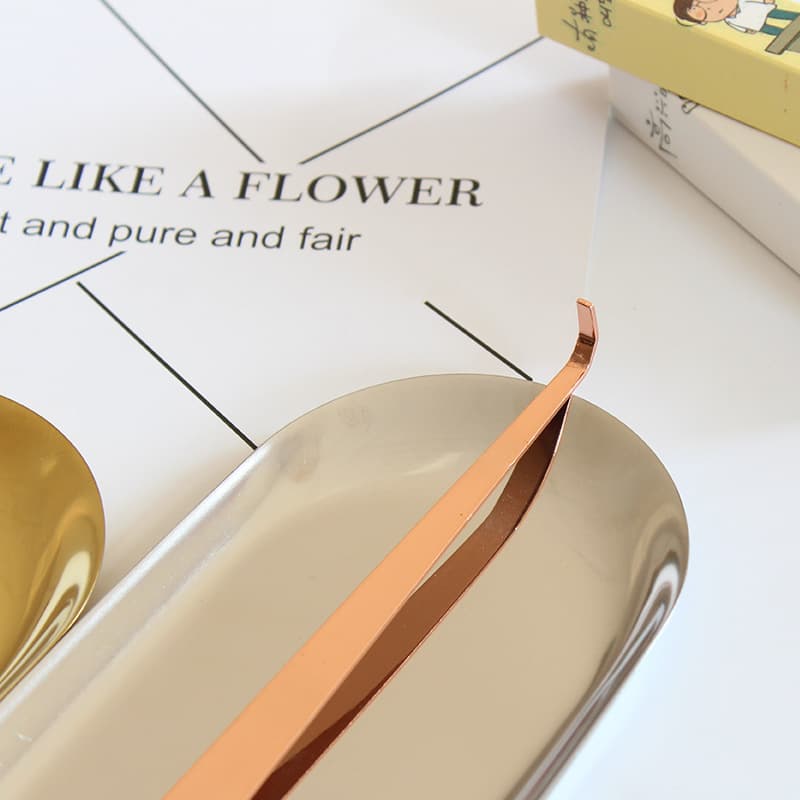 Aromatherapy Candle Hook Snuffer Wick Dipper Gold Black Silver Rose Gold Plain Hook Candle Wick Accessories