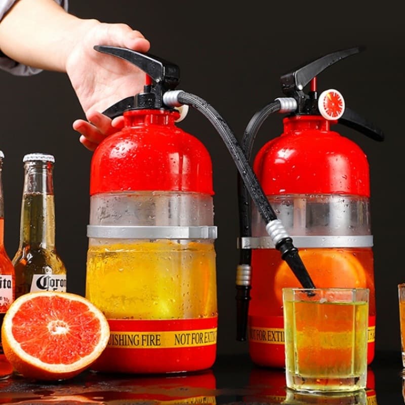 Creative Hand-Operated Mini Beer Dispenser Beverage Tapper Drink Machine Plastic Material Bar Accessories Drinkware Set