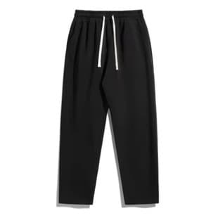 2025 New Cross-Border Autumn/Winter Cargo Pants, Solid High-Waist Slimming Design, Pocket Straight Wide-Leg Loose Pants for Women