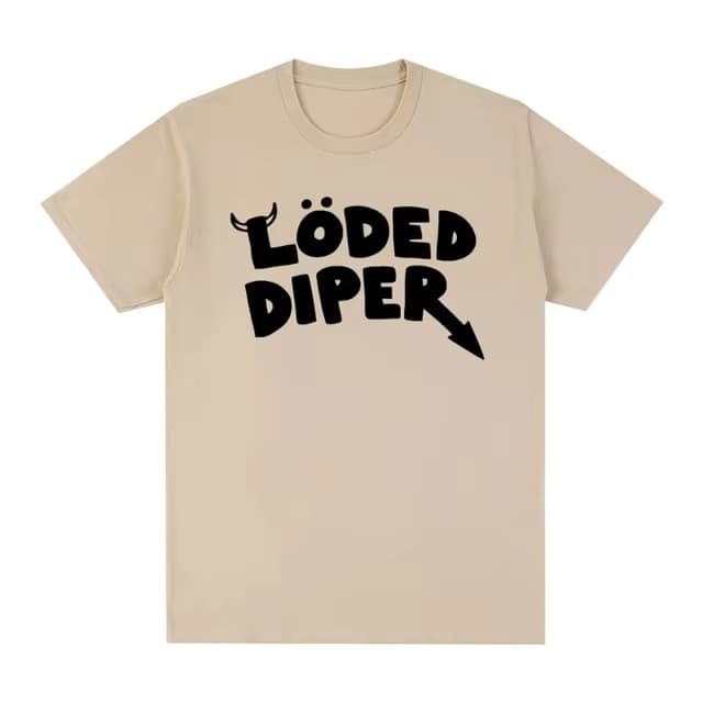 A Cowardly Kid T-Shirt for Diaper Diary Men's Brand T-Shirt Men's Summer Cotton Short Sleeve Oversized Tee