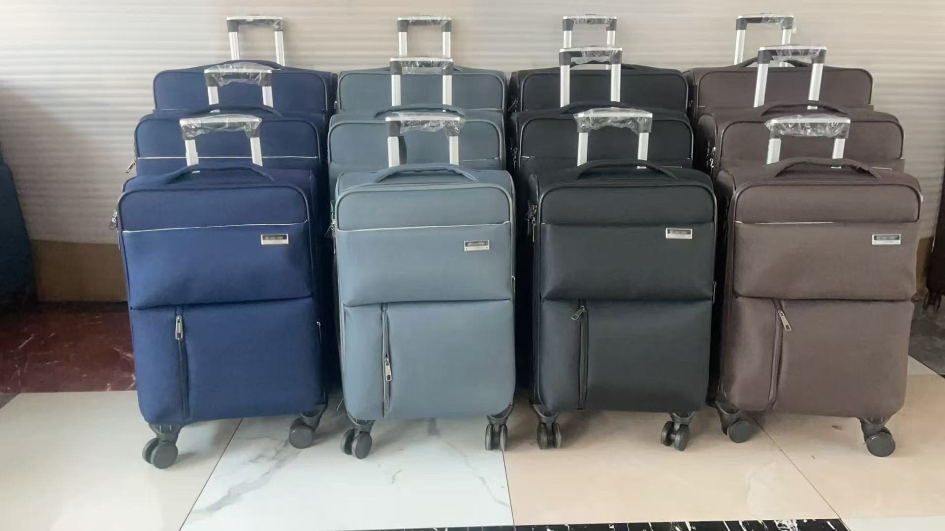 Luggage Trolley Case Oxford Cloth Lightweight Suitcase Women 32 Inch Soft Shell Travel Luggage Men Four-Piece Set