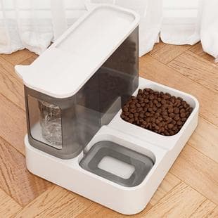 Cat Automatic Feeder Water Fountain Large Capacity Drinking Water Dispenser No Wet Chin Dog Water Pet Supplies