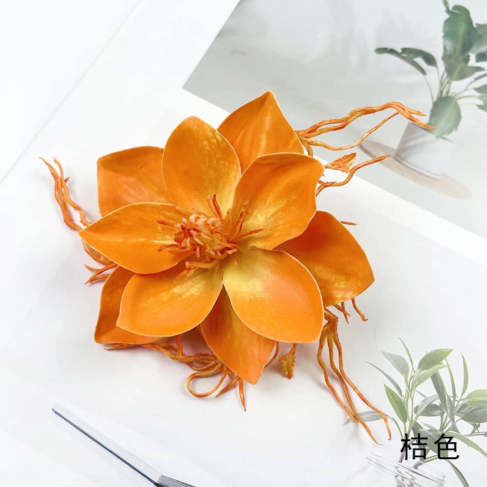 Simulated Jasmine Flower Clusters, Fabric Artificial Flowers for Ethnic Headpiece Hairpin DIY Craft Accessories and Small Decorations