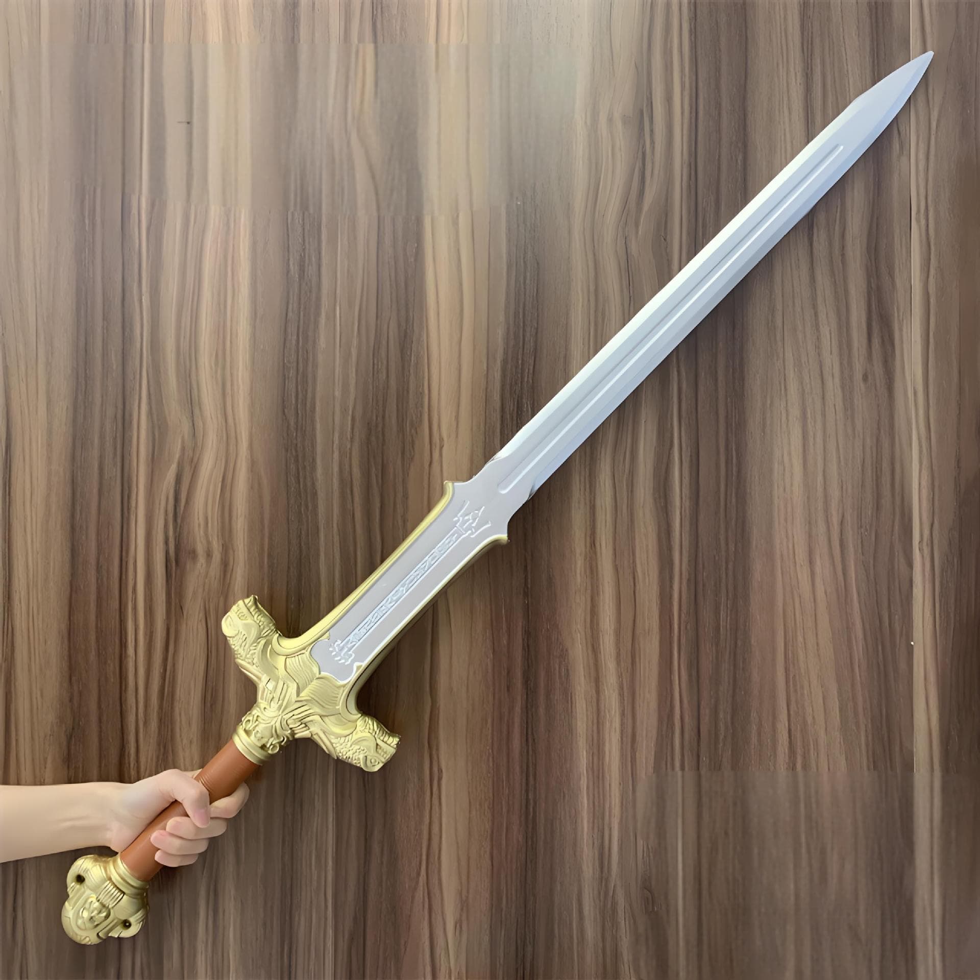Conan Atlantis Sword PU Weapon Halloween Knight Sword COS Prop 1:1 Simulation Non-Sharpened