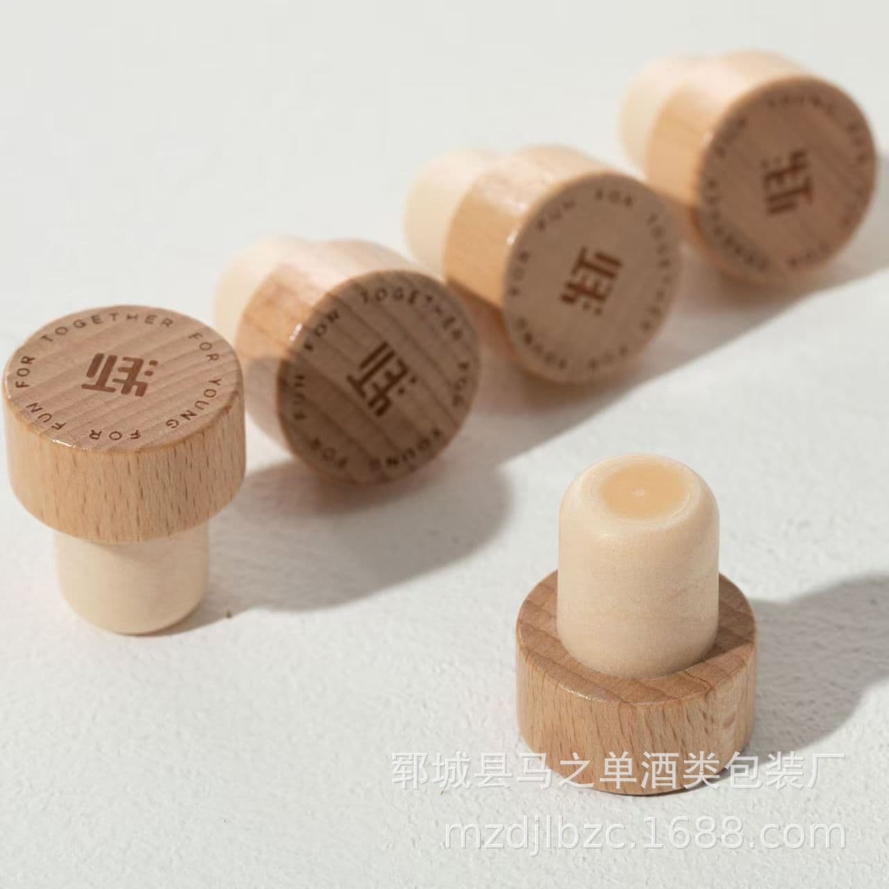 Soft Wood Wine Corks, Polymer Seals, T-shaped Stoppers, Direct from Manufacturer