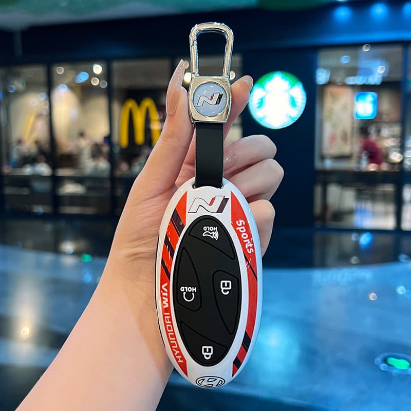 Cross-border Compatible 2024 Hyundai Sonata Key Case, Kona EV, Ioniq 6, Track Shell Buckle