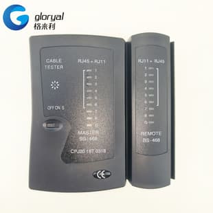 GL-468C Network Cable Tester, Multifunctional RJ45 RJ11 Wire Tester