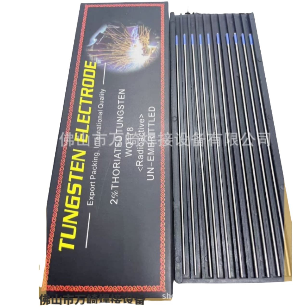 Argon arc welding accessories Wanqi tungsten needle 178 imported spark box WL20 lanthanated tungsten blue tip for QQ150A