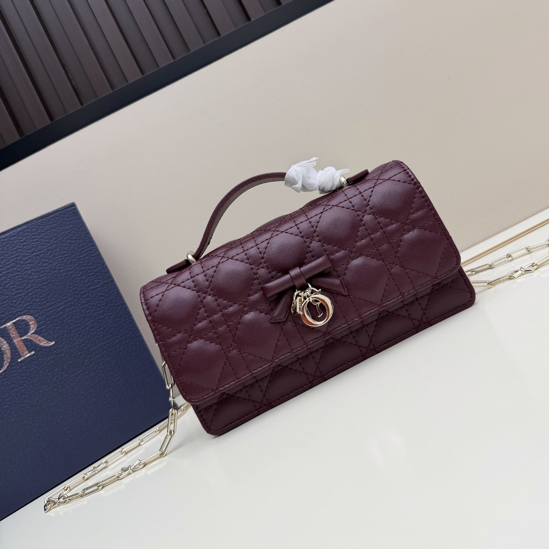 2026 New Style Premium D-House Handbag Classic Quilted Chain Bag Shoulder Crossbody Lady Dior Bag
