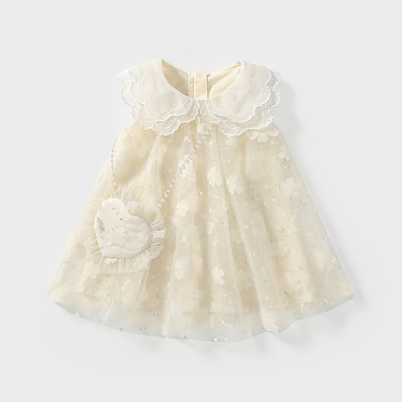 Girls Summer Dress 2026 New Style Baby Princess Dress Mesh Fairy Toddler Birthday Gown