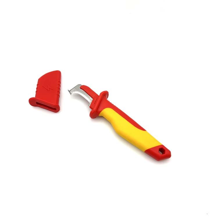 100kV Electrician Knife Insulated Wire Stripping Knife Curved Blade