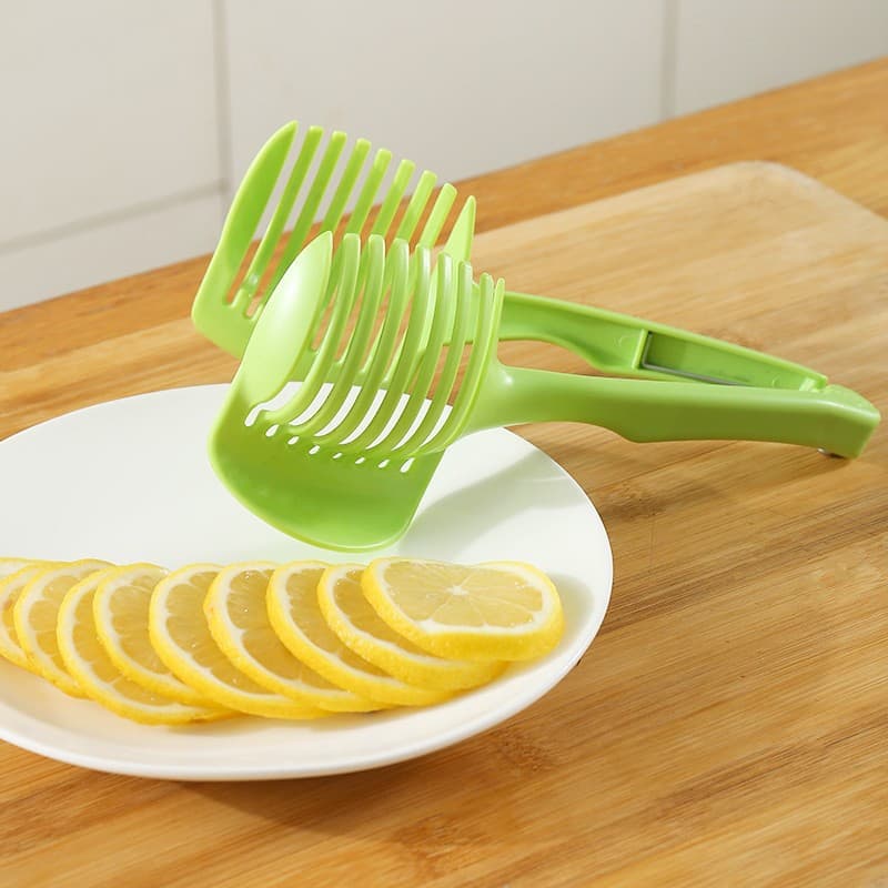 Lemon Tomato Slicer Multi-Function Fruit Divider with Handle, Tomato Slicer for Home Use, Lemon Slicer