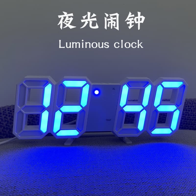 Home Decor Alarm Clock Table Clocks Decorative Timepieces Household Items Bedroom Living Room Kitchen