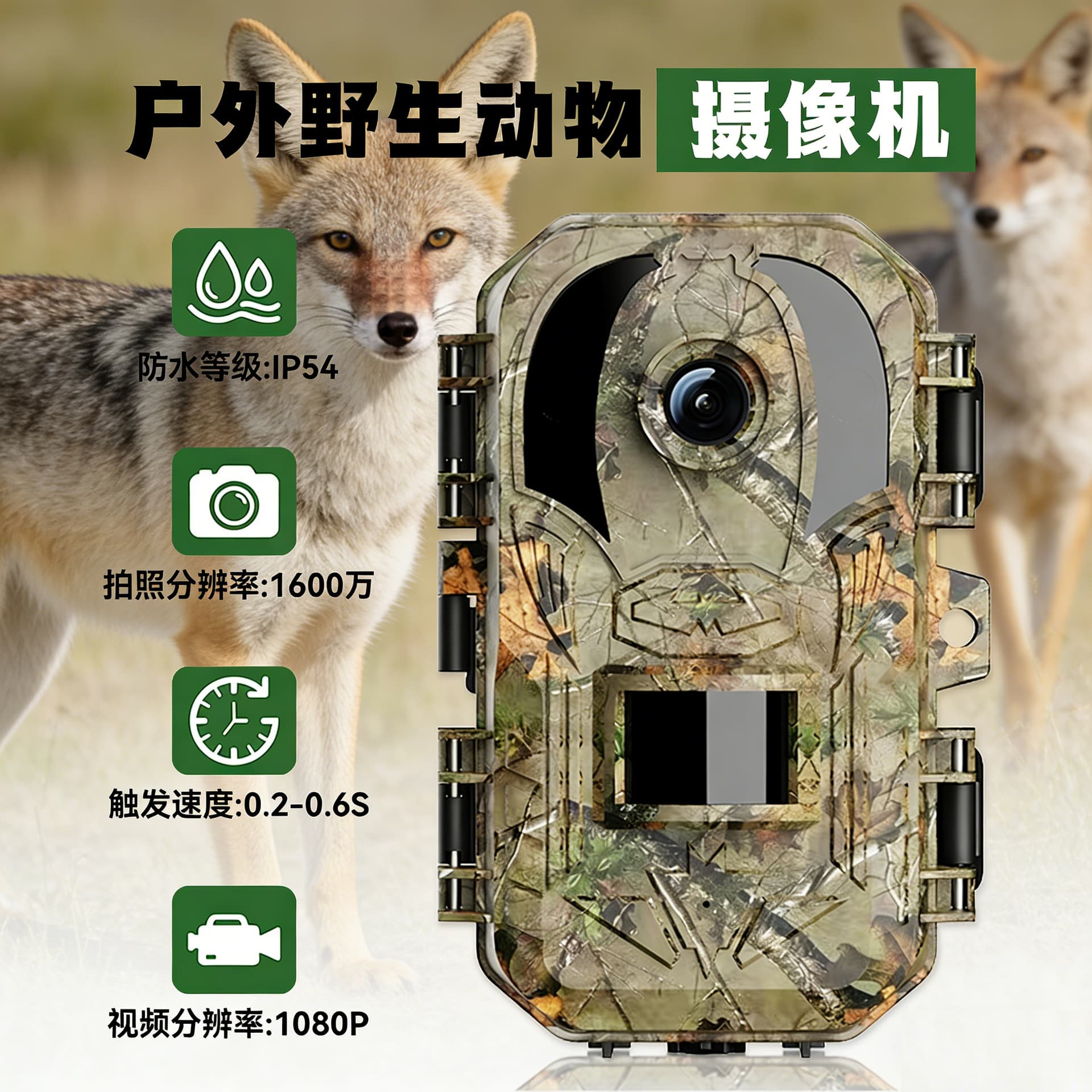 Amazon Best-Selling 1080P Infrared Camera 24MP Outdoor Hunting Camera Source Supply PIR Hunting Camera
