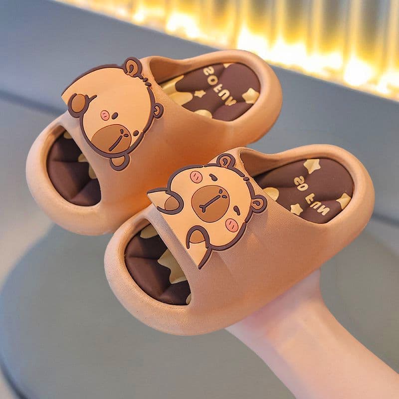 Kapibala Children's Slippers Summer Boys' Home Indoor Bathing Non-Slip Girls' Toddler Kids Parent-Child Baby