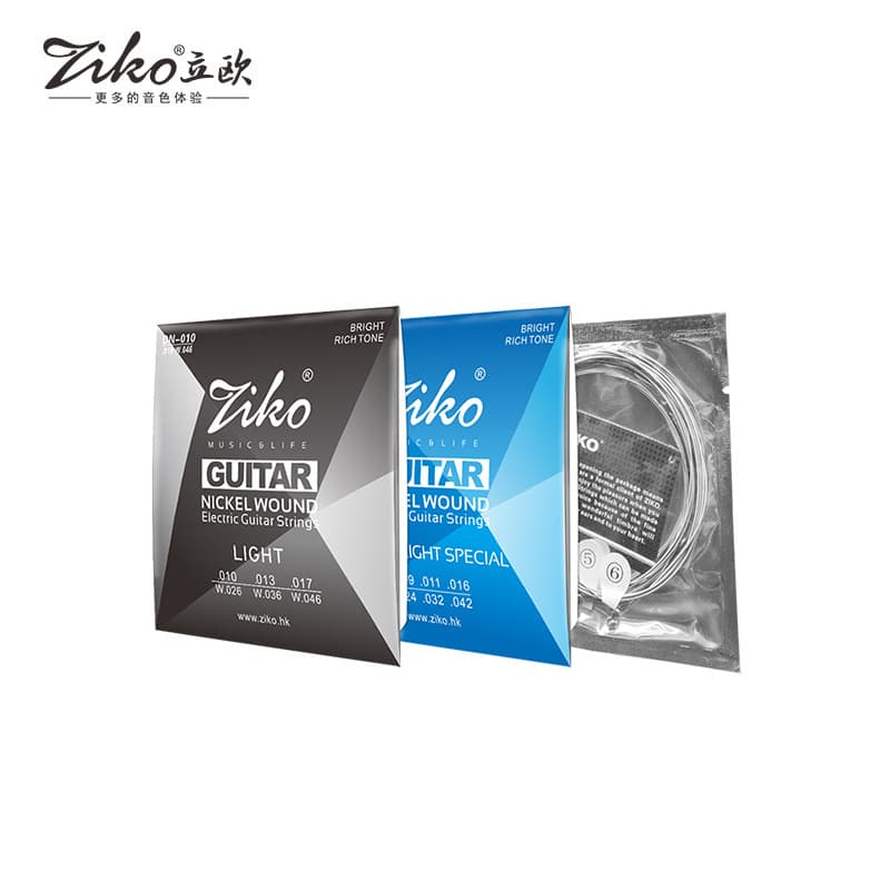 Hot Selling Electric Guitar String Set Nickel-Plated Steel DN-010 Electric Guitar String Set DN-009 Electric Guitar Strings Steel Wire Full Set