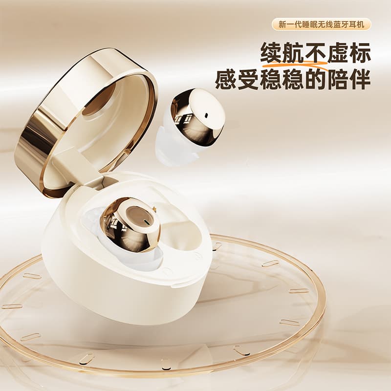 2026 New Bluetooth Earbuds HJ25 In-Ear Sleep Headphones Non-Pressure for Women High-Quality Wireless Earbuds