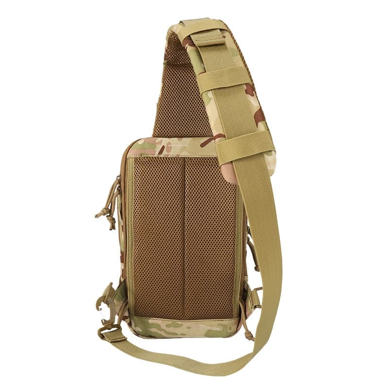 Amazon Tactical Chest Bag Multi-functional Shoulder Bag Water-resistant Outdoor Cycling Sports Bag Hiking Crossbody Bag Custom