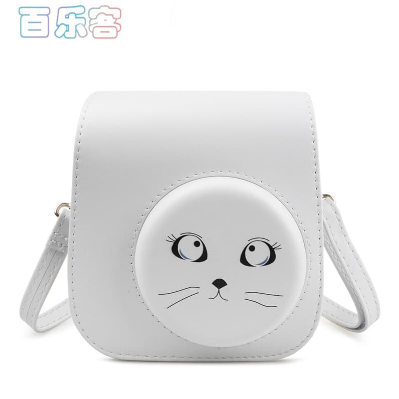 Universal Camera Protective Case for Instax Mini 12/11/9, Cute Cartoon Shoulder Protection Bag for Camera