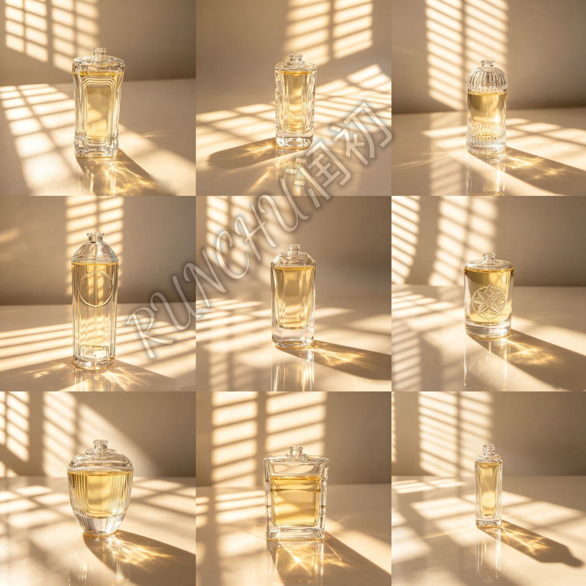 Factory Direct Premium Perfume Bottle, Transparent Glass Portable Perfume Refill Bottle, Snap-On Perfume Bottle
