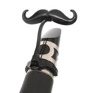 Pack of 2 Clarinet Mouthpiece Clips Clarinet mustache Black Clarinet Beard Clip