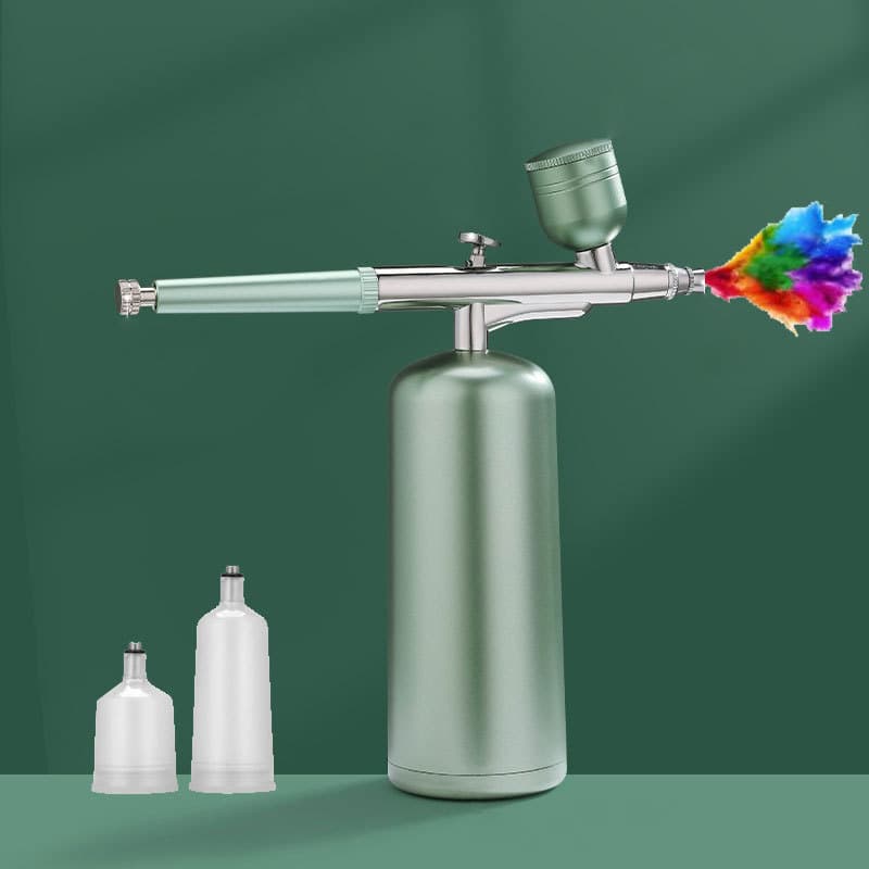 Oxygen infusion handheld spray gun for coloring, cross-border high-pressure hydration, home use, beauty salon exclusive, portable new nail art wholesale.
