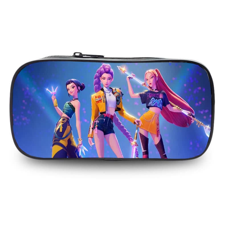 Cross-border Sajaboys Kpop Pencil Case, Witch Hunt Girl Group Pencil Bag, Pencil Storage Bag for Boys and Girls