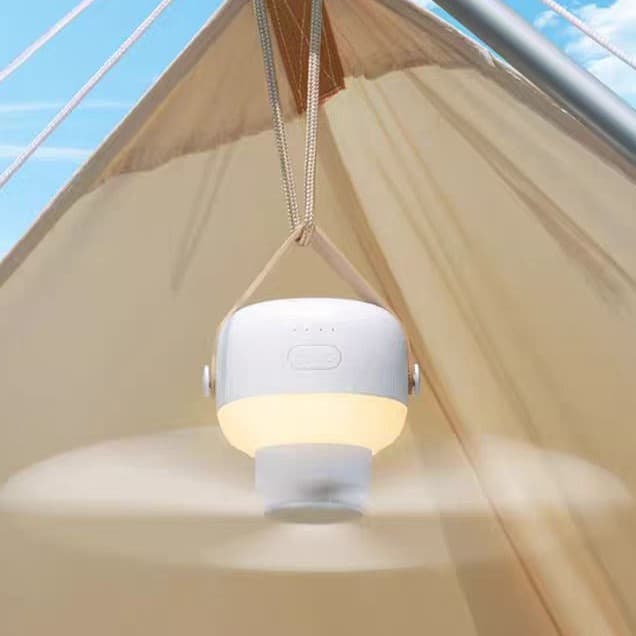 Rechargeable Small Ceiling Fan for Rental Bathroom, Bedroom, Portable Household Quiet Multi-function Remote Control