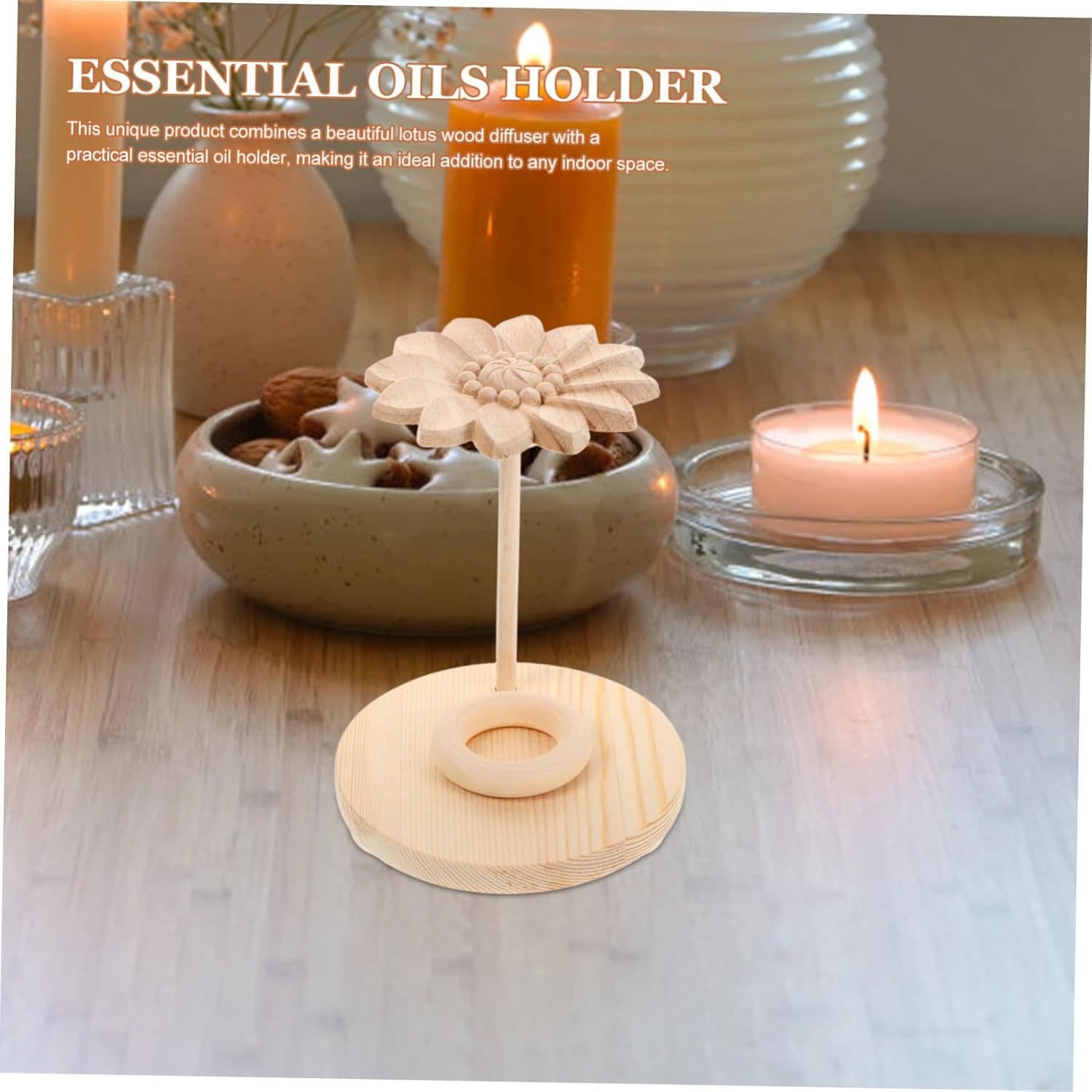 Cross-border Wooden Desktop Essential Oil Diffuser Aromatherapy Fragrance Diffuser for Home Yoga Studio Beauty Salon