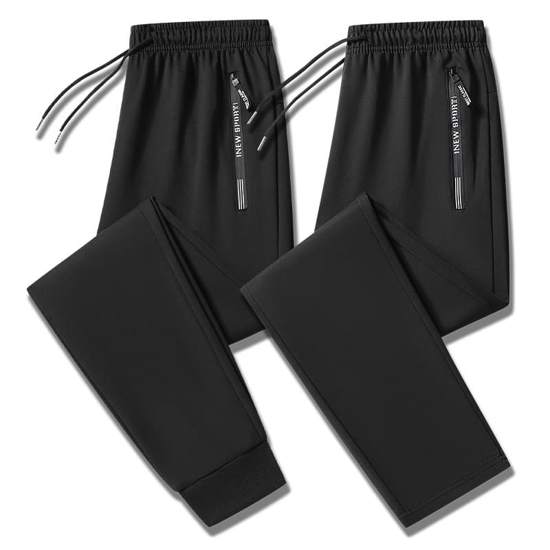 2025 Men's Spring/Autumn New Straight Loose Fit Sweatpants Simple Versatile Casual Pants Big Size