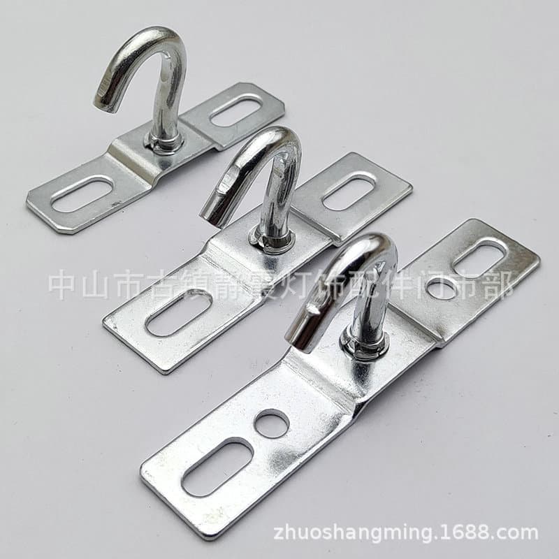 Straight Hook Hanging Plate Back Strip Lighting Accessories Wall Ceiling Hook Crystal Chandelier Pendant Light Hanging Plate Hook