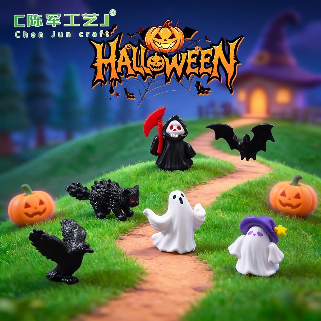 Micro landscape Halloween ghost Death bat doll cute DIY decoration accessories mini desktop small ornaments