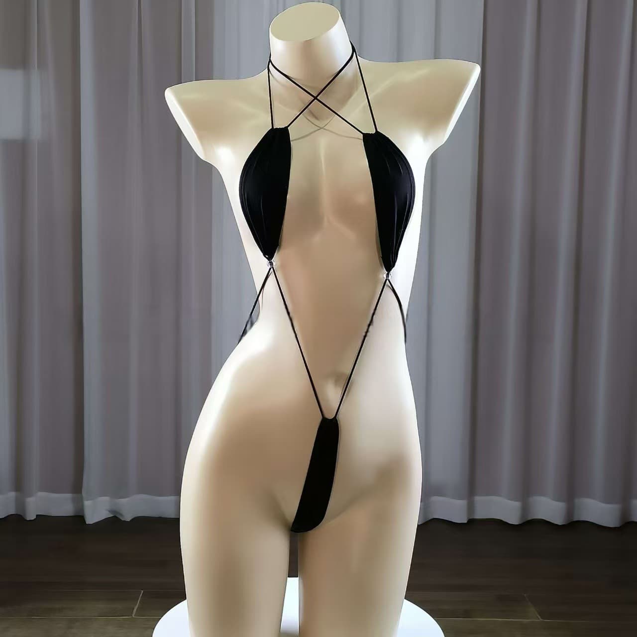 European and American Sexy Lingerie Bikini Tempting Three-Piece Set Plus Size Sexy Lingerie Custom