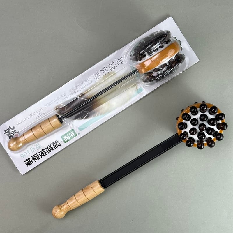 Xu Nuo 106 Household Wooden Handle Handheld Shoulder and Back Percussion Massage Hammer Fitness Meridian Relaxation Back Knocker Wholesale
