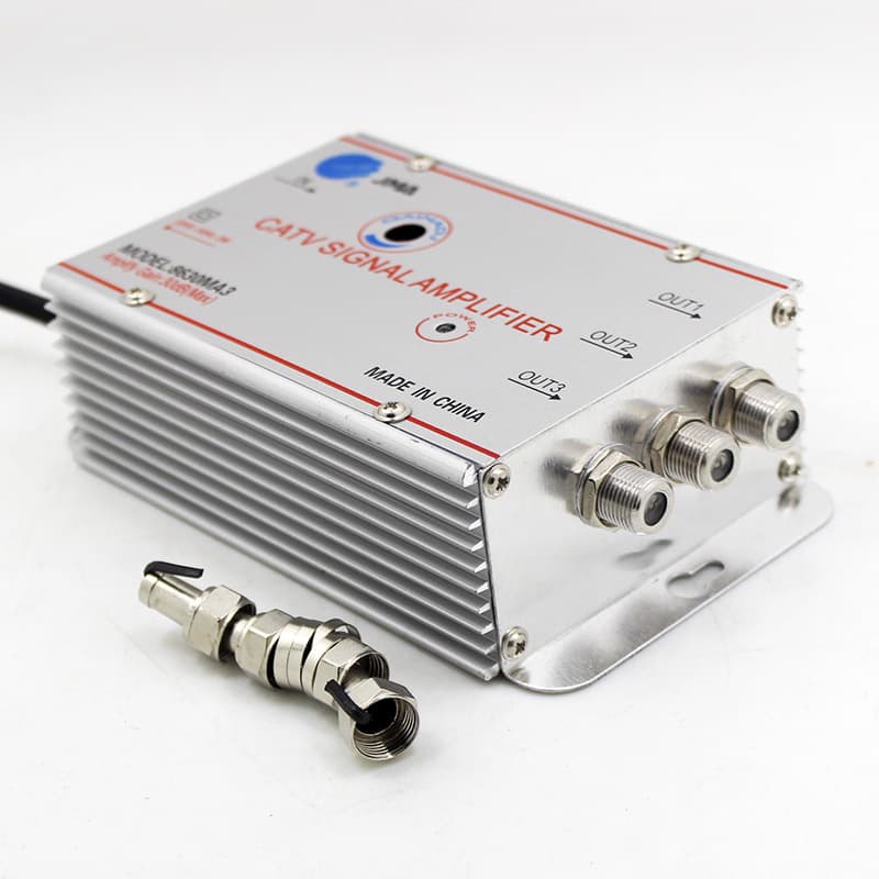 Shibei Home TV Signal Amplifier - Analog/Digital 1-to-2 Splitter for Terrestrial Wave Signals