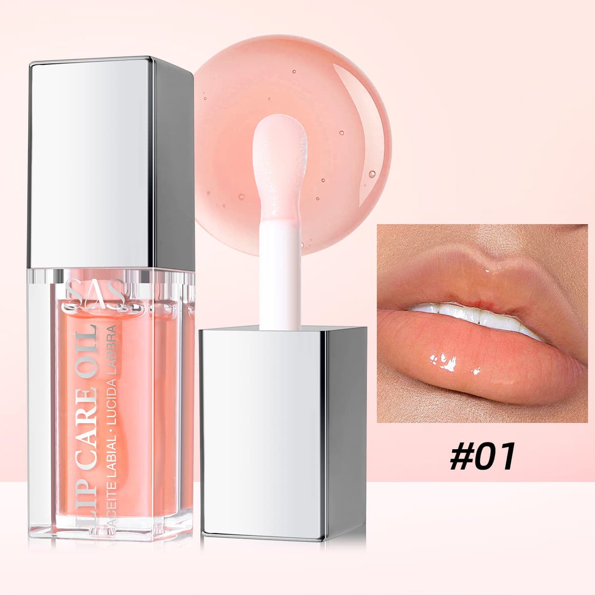 SAS Europe and America Cross-border Amazon Best-selling Brightening Moisturizing Lip Oil SLG010