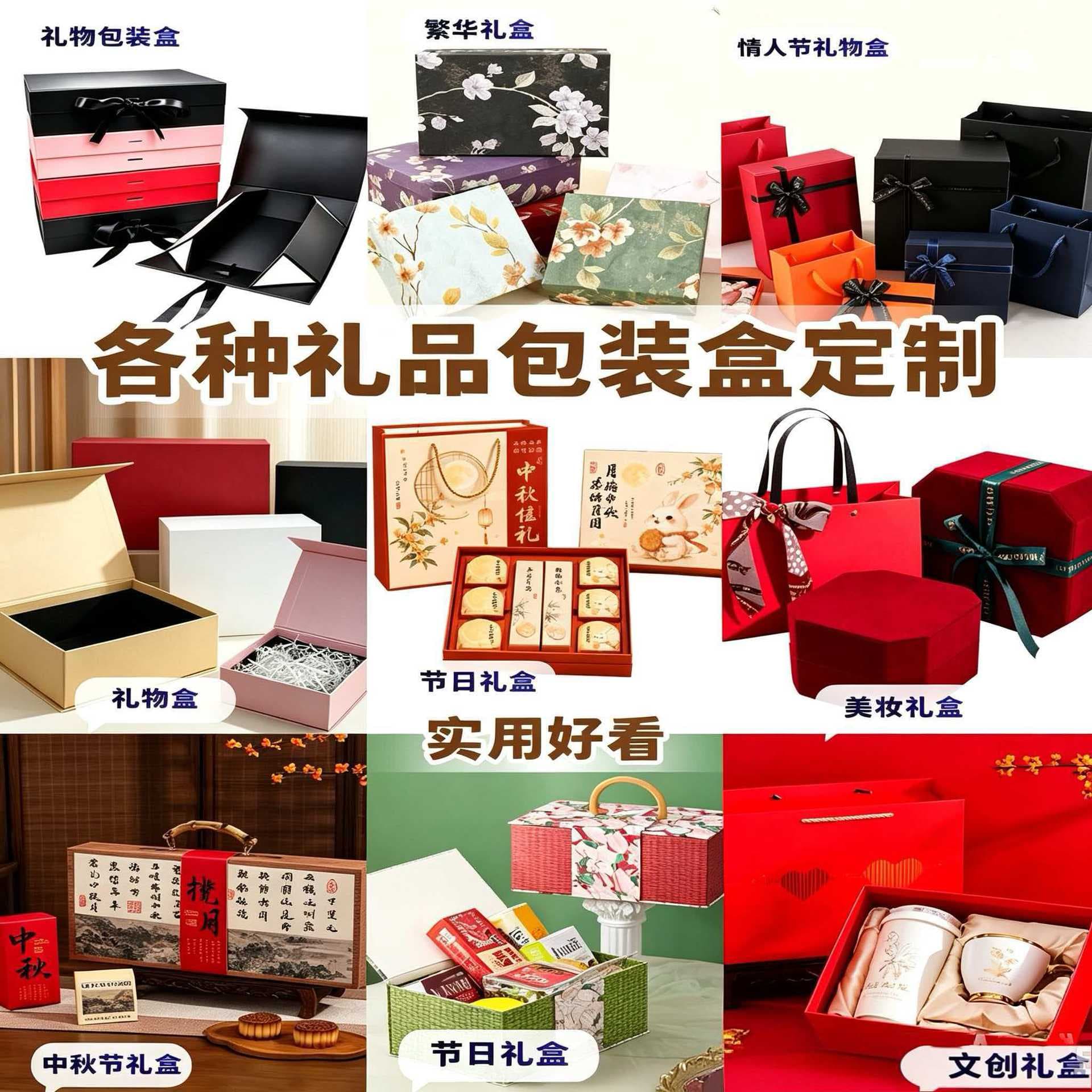 One-piece flip-top magnetic folding box, custom-shaped high-end packaging gift box, souvenir box, cosmetics box