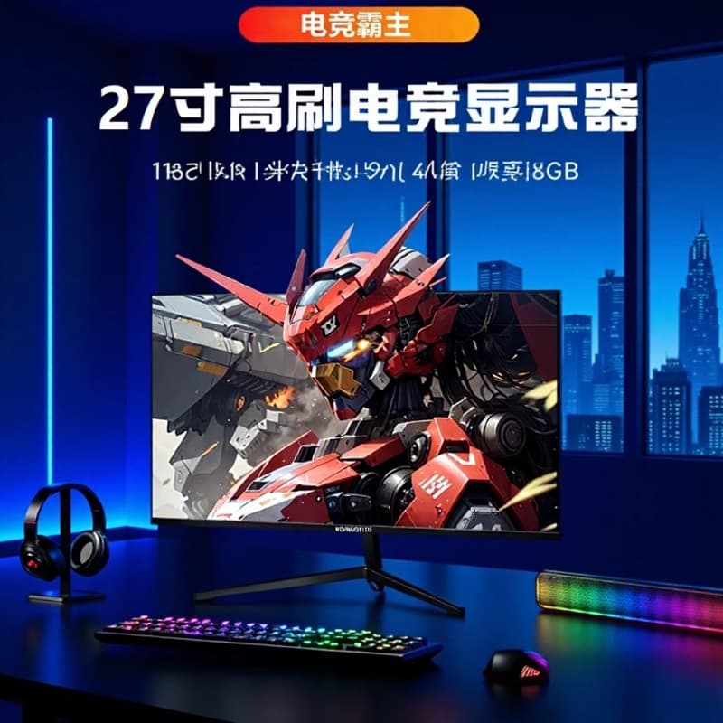 Computer Monitor 34-inch Height Adjustable 4K 180Hz HD Esports Gaming 32-inch 2K 240Hz Monitor 27-inch