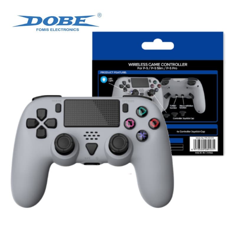 DOBE Original Wireless Esports Controller for PS5 Game Console, Programmable Six-Axis Gyro Sensor